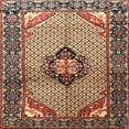 thumbnail image 1 of Ahgly Company Indoor Square Traditional Sandy Brown Persian Area Rugs, 10' Square, 1 of 6