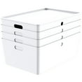 thumbnail image 4 of (2 pack) Mainstays Extra-Large Lidded Storage Container, White, 4 of 4