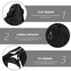 thumbnail image 4 of Bolso bandolera bandolera de cuero de la PU de los hombres con bolsa de ocio con cremallera para auriculares USB (Negro), 4 of 6