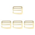 thumbnail image 2 of Hebilla de gancho G (4 unidades), hebilla ajustable con resorte, aleación de zinc, 38 mm, hebilla de cincha resistente Oro claro, 2 of 9