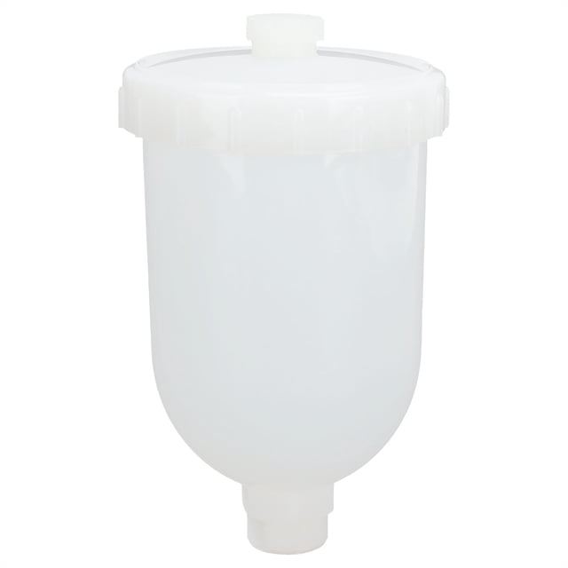 Vaso superior de plástico para pistolas pulverizadoras - Capacidad de 300 ml con conector de rosca hembra de 15 mm