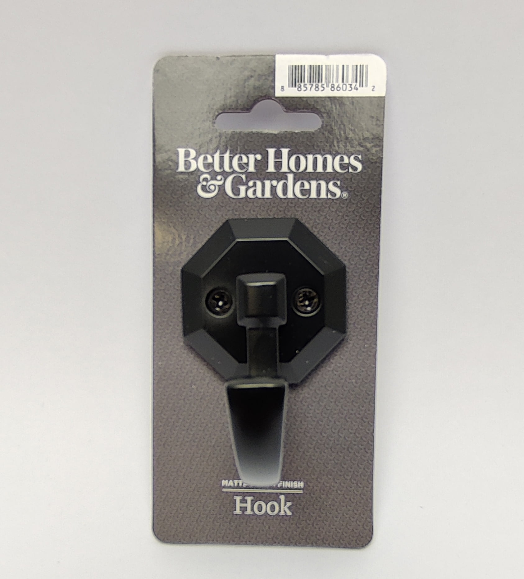 Better Homes & Gardens Matte Black Hex Hook