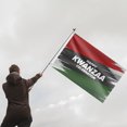 thumbnail image 2 of Bandera para exteriores de 3x5 pulgadas con motivo de la festividad de Kwanzaa, herencia africana, 2 of 8