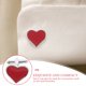thumbnail image 2 of 1 par de gemelos de corazón para San Valentín, para esmoquin, eventos formales, atuendo de negocios, ocasiones especiales, accesorios para bodas y fiestas., 2 of 7