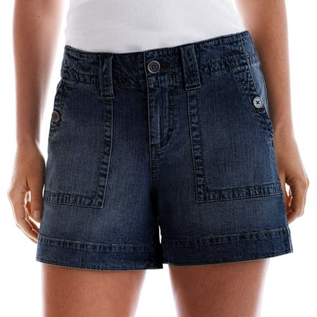 Faded Glory - Women's Basic Denim Shorts