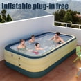thumbnail image 2 of Bañera Inflable Plegable De Pvc Piscina Para Niños Piscina Inflable Bañera De Baño Piscina Grande Kearding BA001278-05, 2 of 6