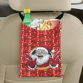 thumbnail image 5 of Yuyamidu Santa Claus Car Trash Bag for Vehicle, Home, Office Accessories Candy Canes Auto Garbage Bag Dustbin Container Foldable Waste Basket Storage Pockets, Red Christmas, 5 of 7
