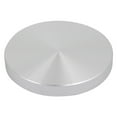 thumbnail image 1 of Unique Bargains 60mmx8mm M8 Tea Table Glass Top Circle Aluminum Disc Adapter Silver Tone, 1 of 1