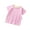 Pink, variant on JoyHoop Girls T Shirt Short Sleeve Crew Neck Basic Color Block Tee Tops