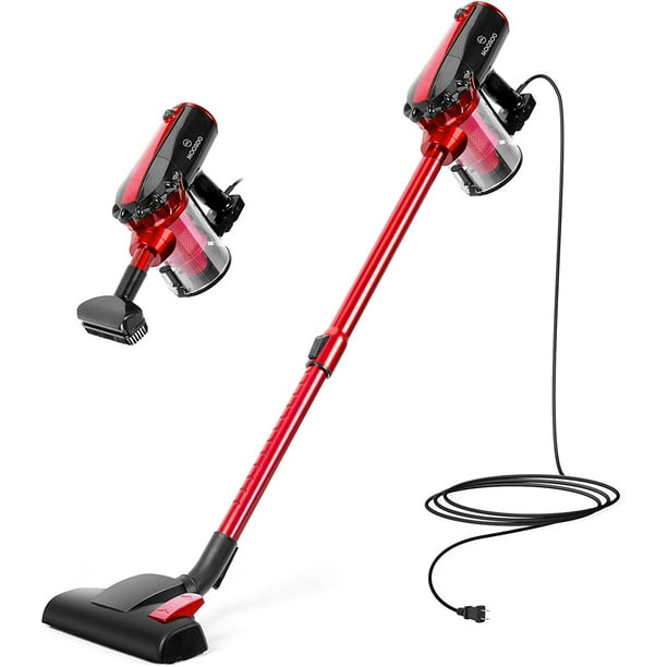MOOSOO Lightweight Corded Stick Vacuum 2 in 1 Handheld Vacuum, D600