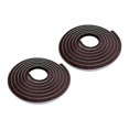 thumbnail image 5 of Esquirla Pack of 2 Brush Sealing Strips for Windows, Doors, Sound Insulation, Strong Stickiness, Sealing Strips for Windows, Cabinet Doors Brown, 5 of 8