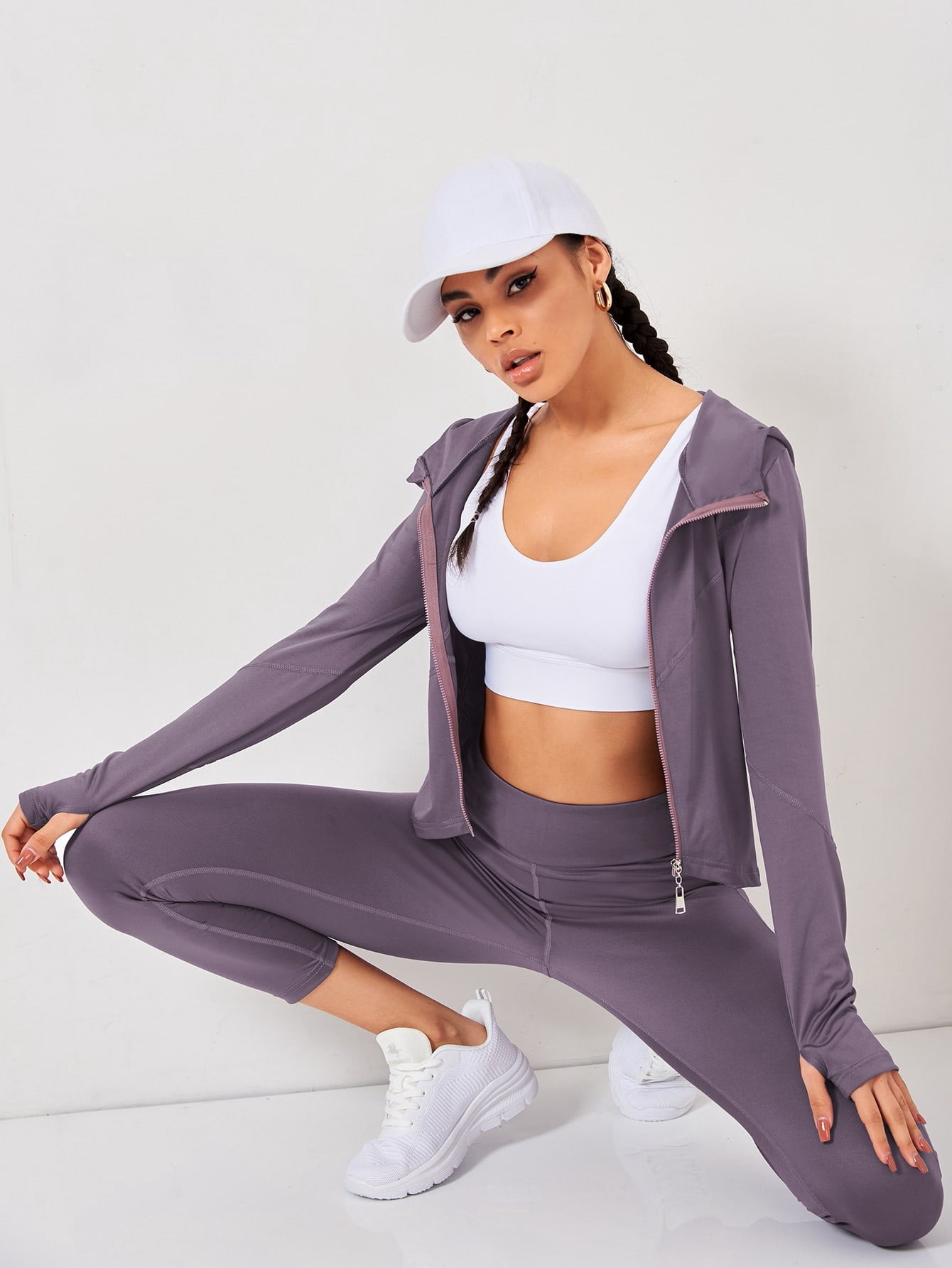 Mauve Purple Women's Absorbs Sweat 