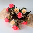 thumbnail image 1 of Xiao Hua Ramo de 2 flores artificiales de tacto real para decoración de hogar, oficina, boda (Q63, 13,11 pulgadas de largo), 1 of 5
