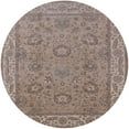 thumbnail image 1 of Ahgly Company Indoor Round Mid-Century Modern Puce Purple Oriental Area Rugs, 8' Round, 1 of 6