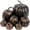 Black Gold, variant on 7Pcs Artificial Pumpkins for Decorating, Assorted Pumpkin Cute Foam Pumpkins for Thanksgiving Party