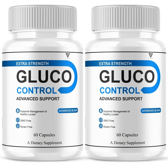 (2 Pack) Gluco Control Capsules, GlucoControl Advanced Formula (120 Capsules)