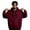 Wine&14#0805N, variant on Fabrcox Men Hoodie Fleece Lined Oversized Solid Mens Hooded Sweatshirts Drawstring Fall Winter Warm Athletic Long Sleeve Men Hoodie Pullover with Kangaroo Pocket L