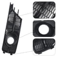 thumbnail image 5 of 2Pcs Honeycomb Fog Light Bezel Grill For A-U-D-I A6 C7 2016-2018 Front Bumper Grille Cover 4G0807647A 4G0807648A, 5 of 6