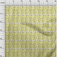 thumbnail image 2 of oneOone Viscose Jersey Yellow Fabric Florals Craft Projects Decor Fabric Printed By The Yard 60 Inch Wide, 2 of 5