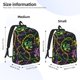 thumbnail image 2 of Balery Mardi Gras6 Mochila Clásica Impresa Básica para Viaje, Mochila Escolar Resistente al Agua, Mochila de Lona con Correas Ajustables-Medium, 2 of 5