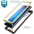 thumbnail image 2 of YOYO Ares Designed for Galaxy Note 9 Case, Full-Body Rugged Clear Bumper Case with Built-in Screen Protector for Galaxy Note 9 2018 Release, Black/Gold, 2 of 7