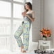 thumbnail image 5 of Balery Honey Bees And Flowers Pantalones de pijama para mujer, pijamas ultraligeros, pantalones de estar por casa-Medium, 5 of 6