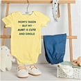 thumbnail image 3 of Single Aunts Funny Cute Niece Nephew Romper Boys or Girls Infant Baby Brisco Brands NB, 3 of 6