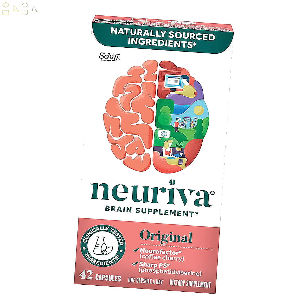 Neuriva Brain Health Supplement Original, 42 Capsules
