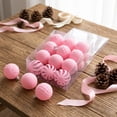 thumbnail image 5 of 24 Pcs Flocked Christmas Ornaments Balls Velvet Shatterproof Christmas Tree Decorations, 5 of 6