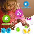 thumbnail image 3 of Huevos de Pascua Skrtuan a juego para niños pequeños de 1 a 3 años, 3 of 7