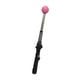 thumbnail image 2 of Palo de calentamiento telescópico, entrenador de swing de golf telescópico, mejora la fuerza del ritmo Negro rosa, 2 of 9