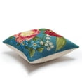 thumbnail image 3 of Liora Manne Marina Secret Garden Indoor Outdoor Decorative Pillow Aqua, 3 of 4