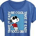 thumbnail image 3 of Peanuts - Be Cool, Take It Easy - Snoopy - Women's Short Sleeve Graphic T-Shirt, 3 of 6