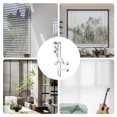 thumbnail image 2 of Valance Mounting Clips Clear Invisible Channel Valance Clips for Horizontal Wood Blinds Retainer Holers 24/72Pcs, 2 of 7