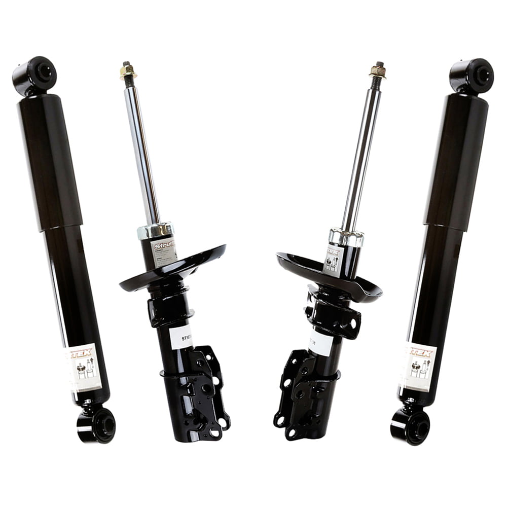 Front Complete Struts & Rear Bare Shock Absorbers Compatible with 2006-2011 Chevrolet HHR Set of 4 