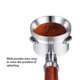 thumbnail image 4 of Injueey Anillo de dosificación de recepción de polvo de café Filtrado giratorio Anillos recargables fijos Tamper para tazón de preparación Juegos de servir café y té 51 mm, 4 of 6