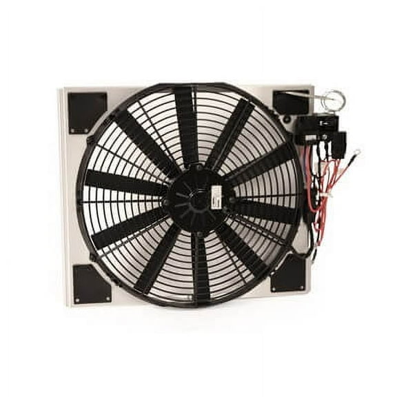 Scott Drake C3DZ-8146-8600A 1965-1966 Electric Fan And Shroud Kit For Aluminum Radiators