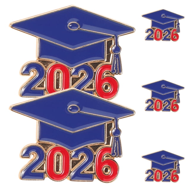 BESTYASH 10Ud Broches De Graduación 2026 Pin De Gorro Escolar Recuerdo Multi Color