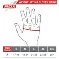 thumbnail image 5 of RDX Weight Lifting Gloves for Gym Workout - Breathable with Padded Anti Slip Palm Protection - Great for Fitness, Bodybuilding, Powerlifting, Strength Training, Weightlifting, Cycling & Exercise, 5 of 9
