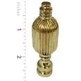 thumbnail image 4 of Royal Designs, Inc. Button Lamp Finial for Lamp Shade, F-5007PB-1, Polished Brass, Single, 4 of 4