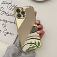 thumbnail image 2 of Funda de espejo brillante de lujo para iPhone 12 11 13 14 15 16 Pro Xs Max X Xr 7 8 Plus, protección de cámara chapada, cubierta suave a prueba de golpes, 2 of 5