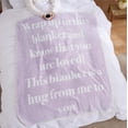 thumbnail image 3 of Get Well Gifts for Women - After Surgery Blanket with Inspirational Words Sympathy Gift for Elderly Adults Hug Soft Fleece Healing Blanket Blue 50x60 Inch, 3 of 5