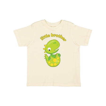 

Inktastic Little Brother Dinosaur Gift Toddler Boy Girl T-Shirt