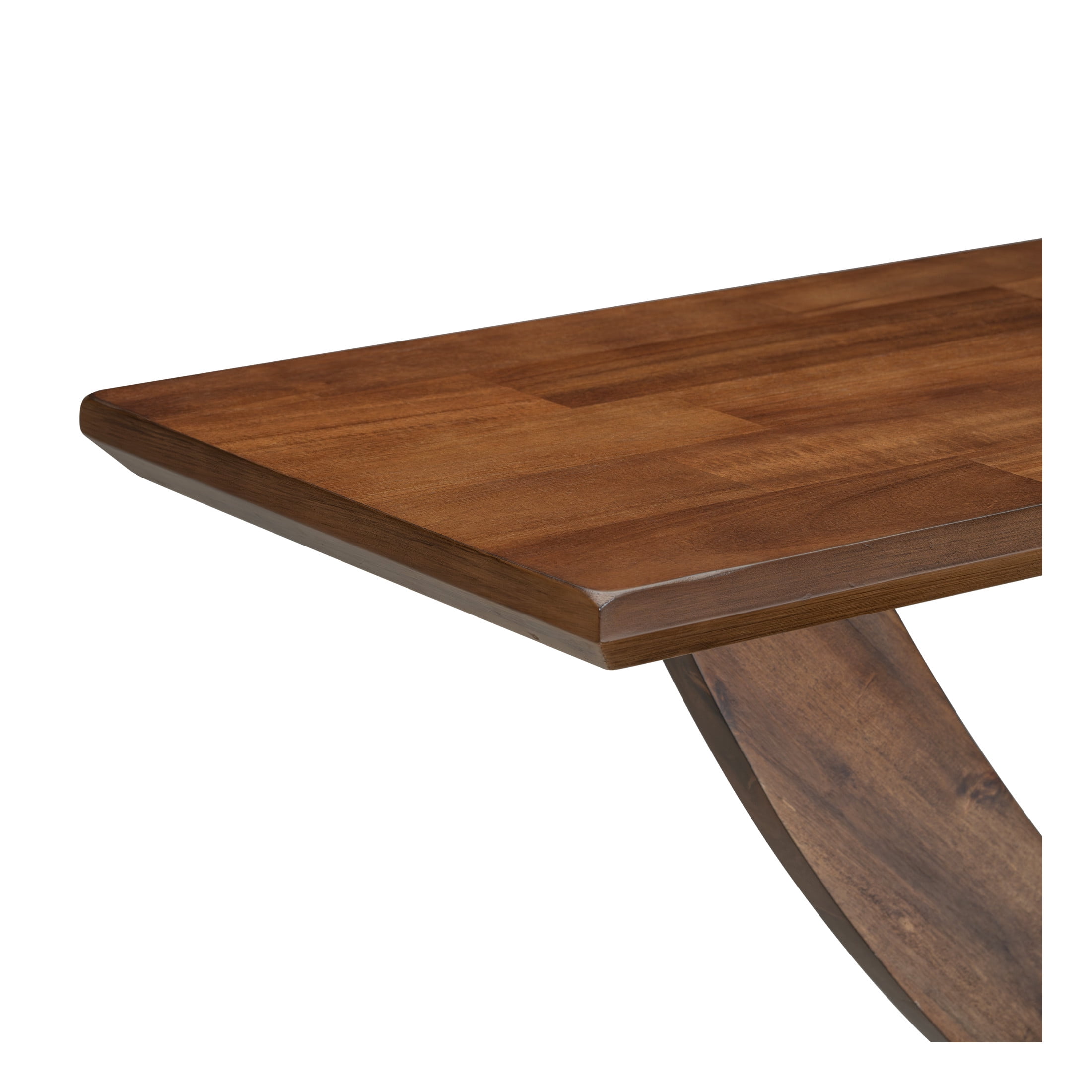 Christopher Knight Home 57 inch Brown Minimalist Side Table with Cross-Leg Design