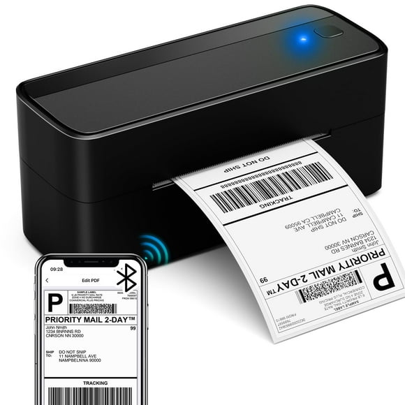 ASprink Shipping Label Printer - 241BT Bluetooth Thermal Label Printers for Small Business, 4X6 Wireless Thermal Printer for Shipping Packages, Compatible with iPhone, W