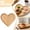 E001- Multicolor, variant on Food Serving Tray, Heart Shaped Charcuterie Board, 15X13 in, Wooden Serving Trays, Trays for Serving Food, Date Night Occasions, Light Tan, 1 Pc