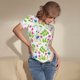 thumbnail image 3 of Fotbe Happy Easter Body de Mujer con Cuello Redondo y Mangas Cortas, Sin Mangas Ajustado, Suave, Cómodo y Básico-X-Large, 3 of 7