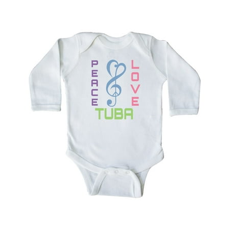 

Inktastic Tuba Player Marching Band Gift Gift Baby Girl Long Sleeve Bodysuit