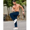 thumbnail image 5 of COOFANDY Men's Jogger Sweatpants Cotton Yoga Pants Casual Straight Leg Trousers Lounge Pants, 5 of 9