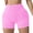 Pink, variant on SEMPAI Workout Shorts Women, High Waisted Biker Shorts, Women Seamless Ribbed Athletic Yoga Gym Short Leggings
